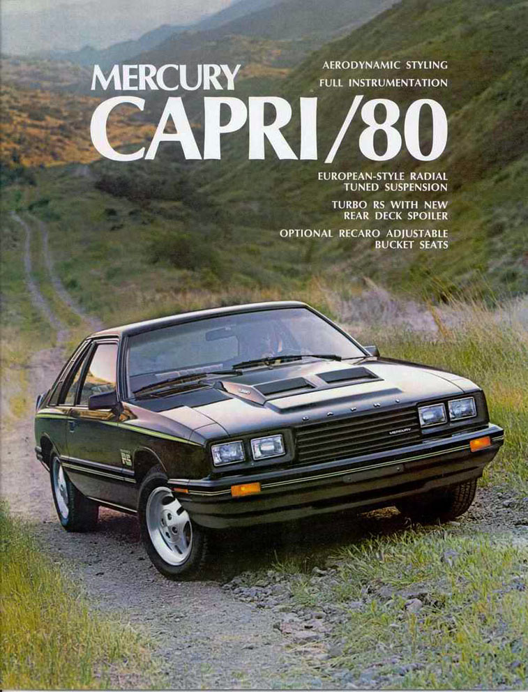 1980 Mercury Capri Brochure